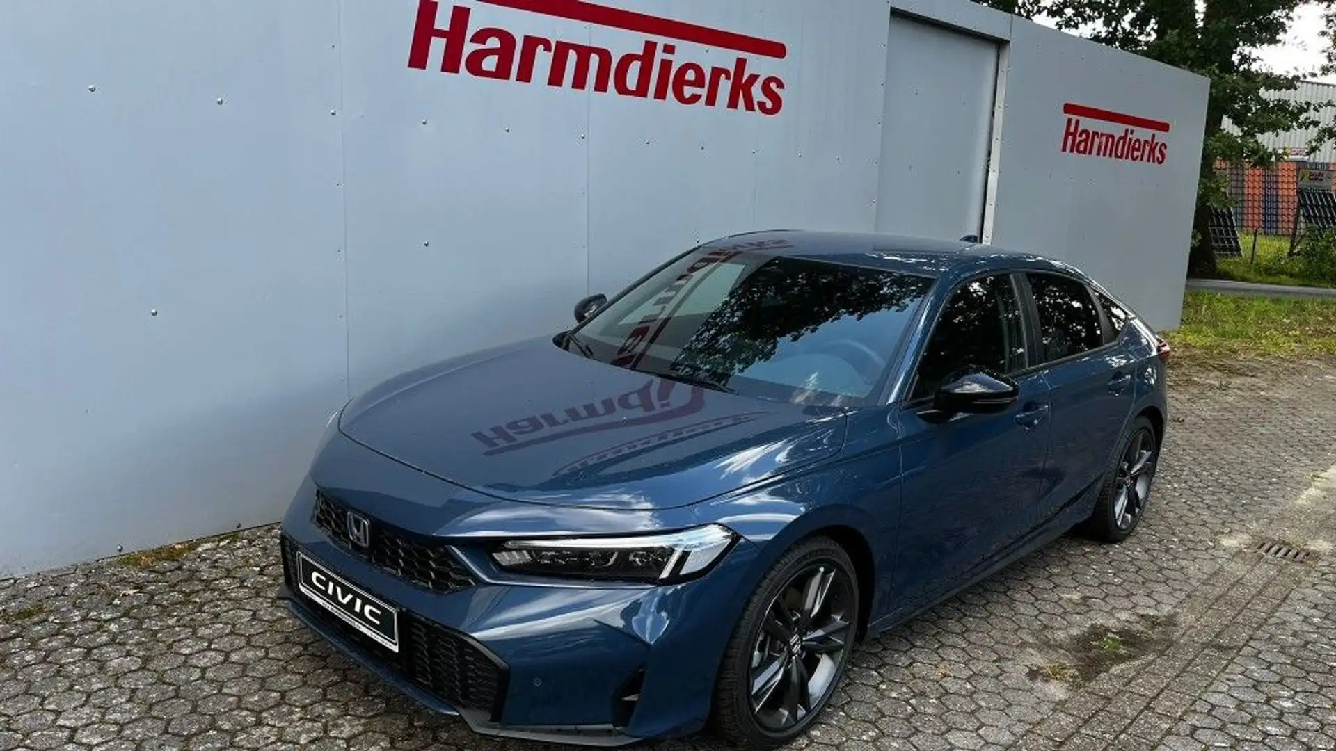 Honda Civic e:HEV 2.0 i-MMD Hybrid Sport Facelift Blau - 1