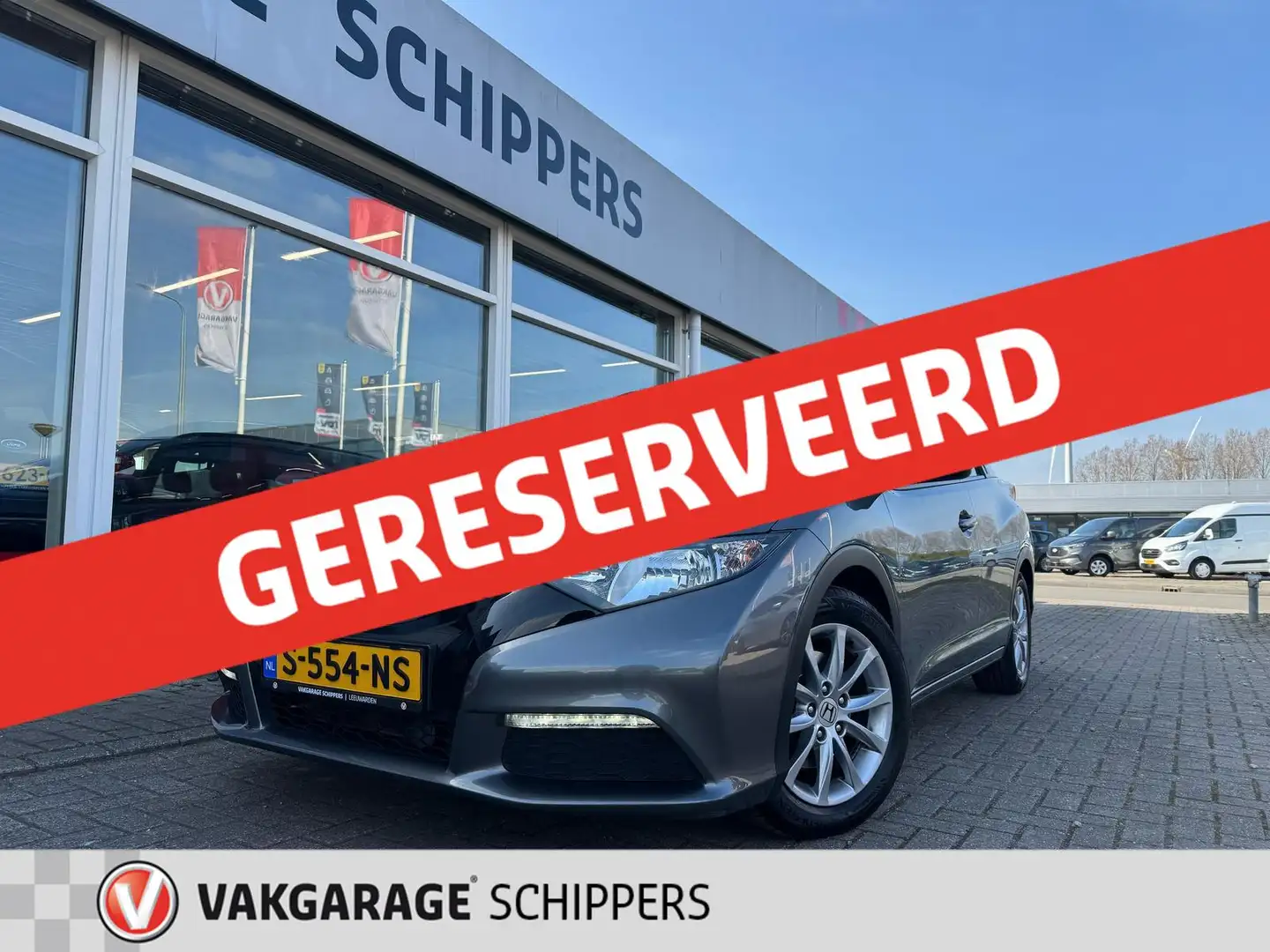 Honda Civic Tourer 1.8 140pk Comfort Business Edition Grijs - 2