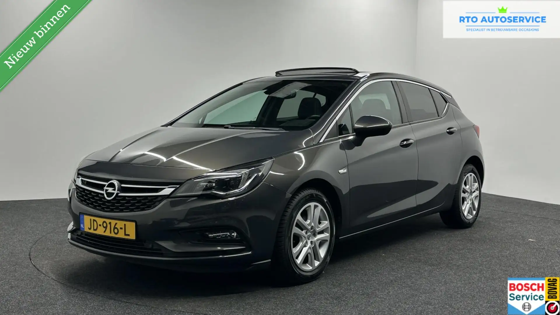 Opel Astra 1.0 Innovation PANO TREKHAAK NAVI CARPLAY ECC LM C Grau - 1