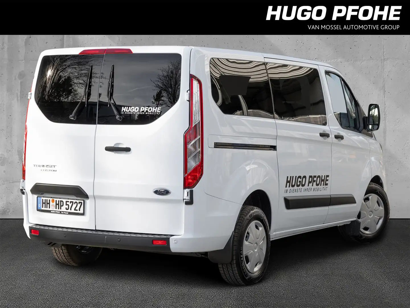 Ford Transit Custom V362 Automatik 9-Sitzer Trend 320 L1H1 2.0EcoBlue Weiß - 2