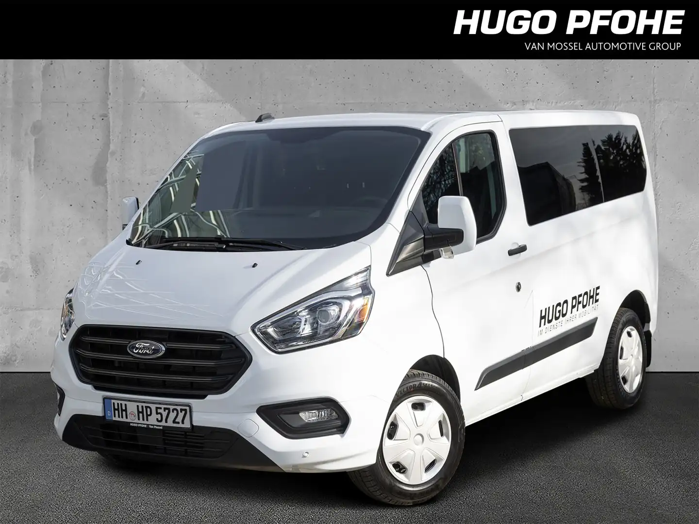 Ford Transit Custom V362 Automatik 9-Sitzer Trend 320 L1H1 2.0EcoBlue Weiß - 1
