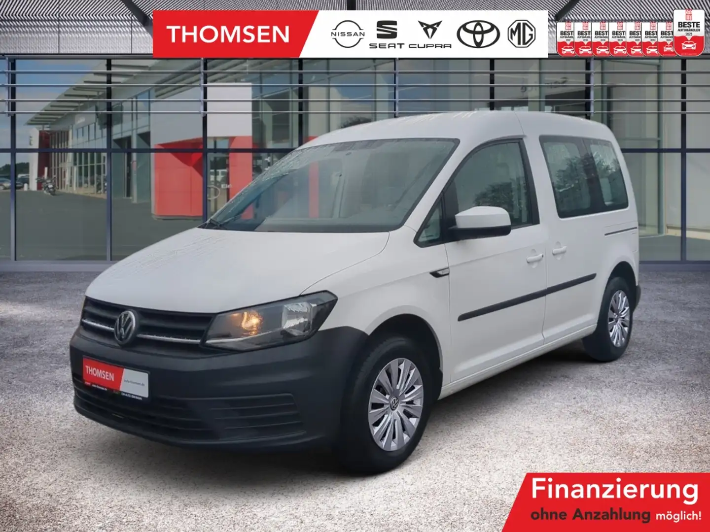 Volkswagen Caddy 2.0 TDI Trendline Behinderten Umbau AHK Weiß - 1