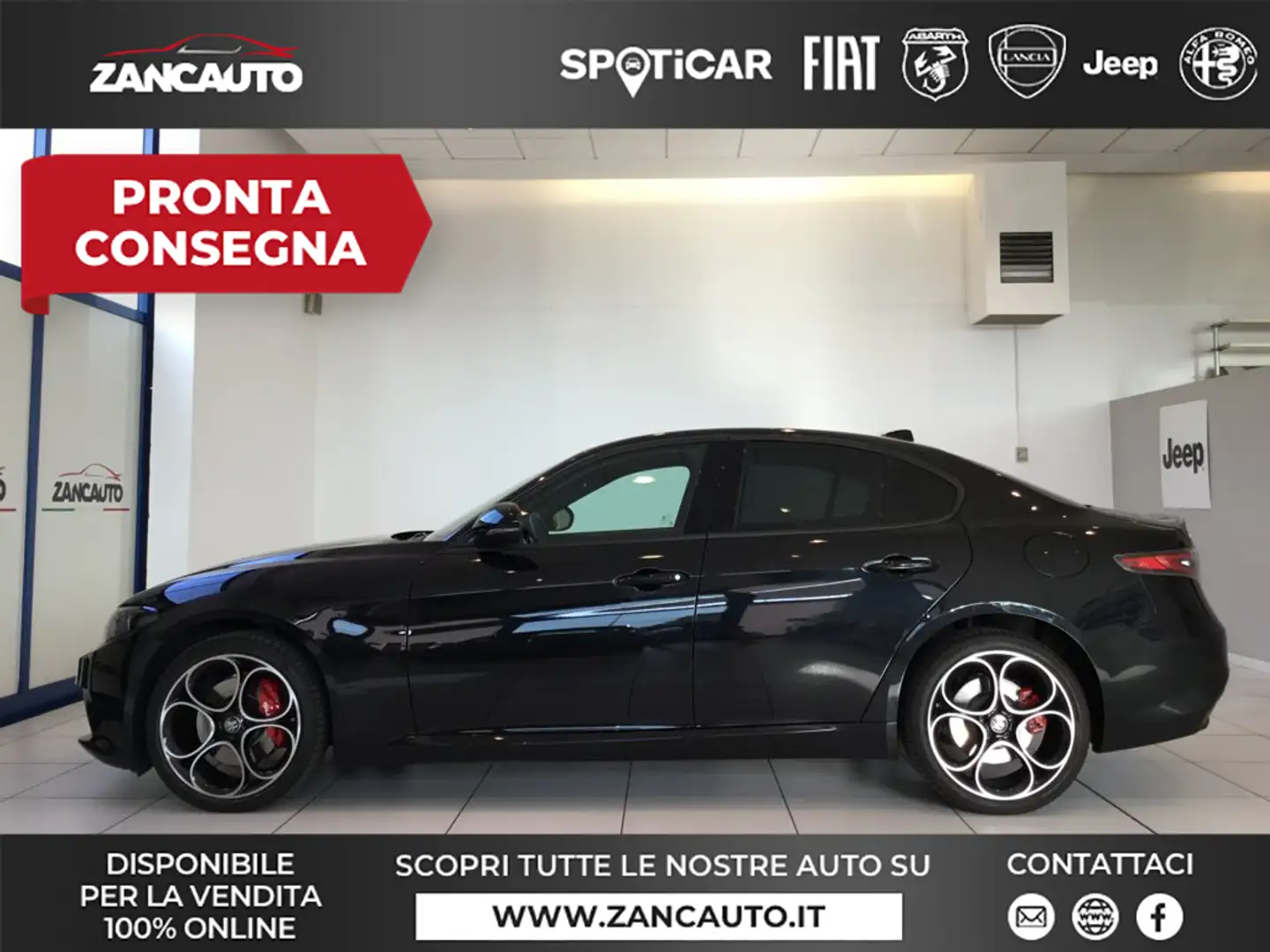 Alfa Romeo Giulia Giulia 2.0 Turbo 280 CV AT8 AWD Q4 Sprint MY24 Negro - 1