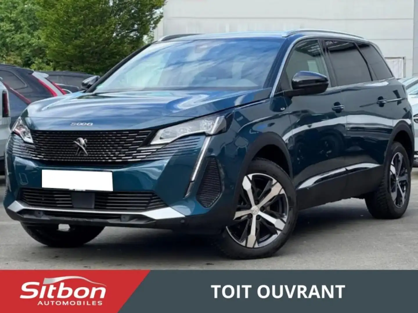 Peugeot 5008 1.2i PureTech 130 EAT8 GT TOIT OUVRANT ATTELAGE SI Bleu - 1