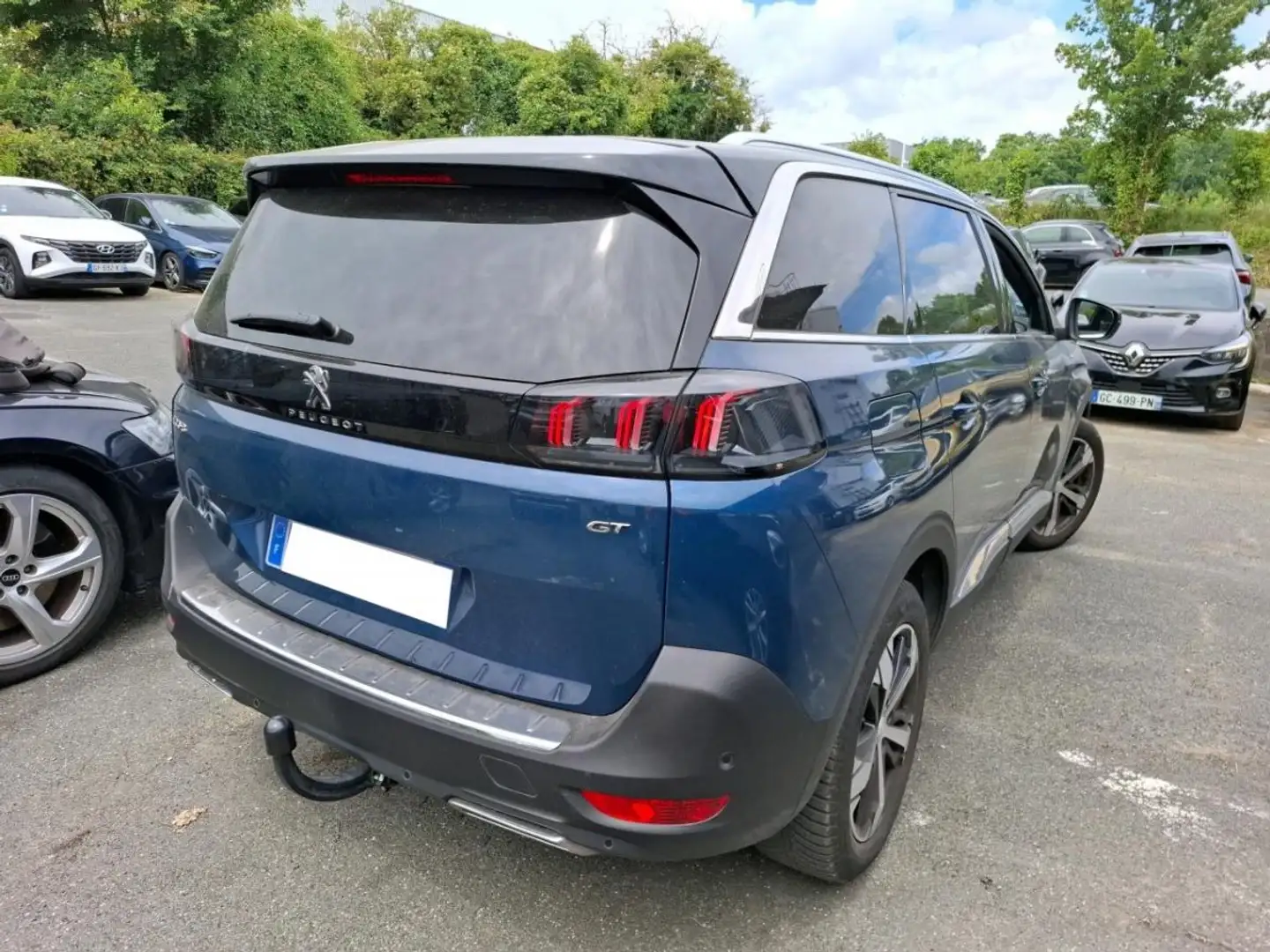 Peugeot 5008 1.2i PureTech 130 EAT8 GT TOIT OUVRANT ATTELAGE SI Bleu - 2