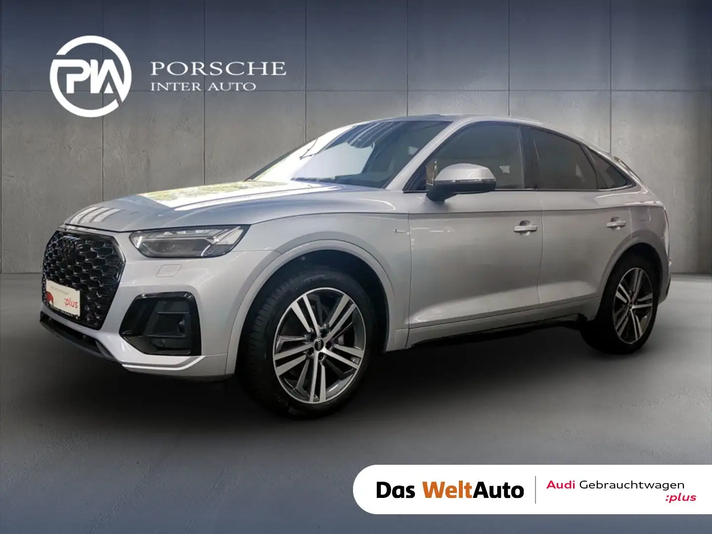 Audi Q5 50 TFSI e quattro S line Silber - 1