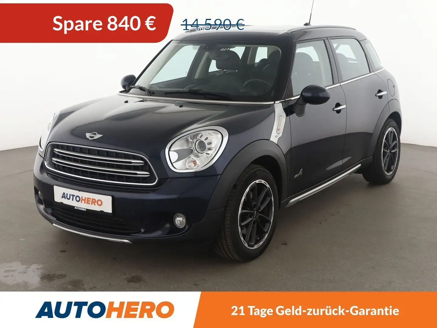 MINI Cooper Countryman Cooper ALL4*NAVI*TEMPO*BI-XENON*PDC*SHZ* Blau - 1