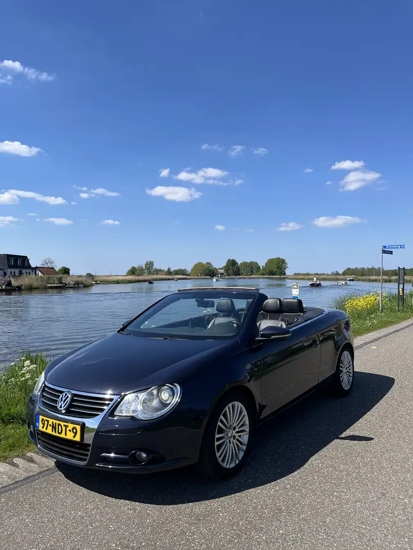 Volkswagen Eos 1.4 TSI Highline Blauw - 1
