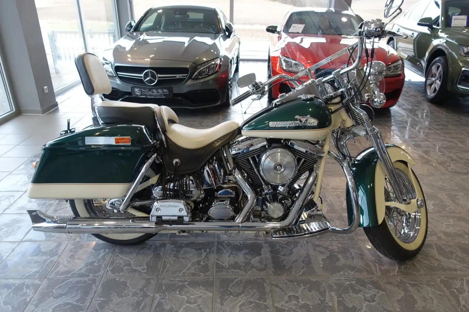 Harley-Davidson Heritage Softail Springer EVO Super Zustand Vert - 2