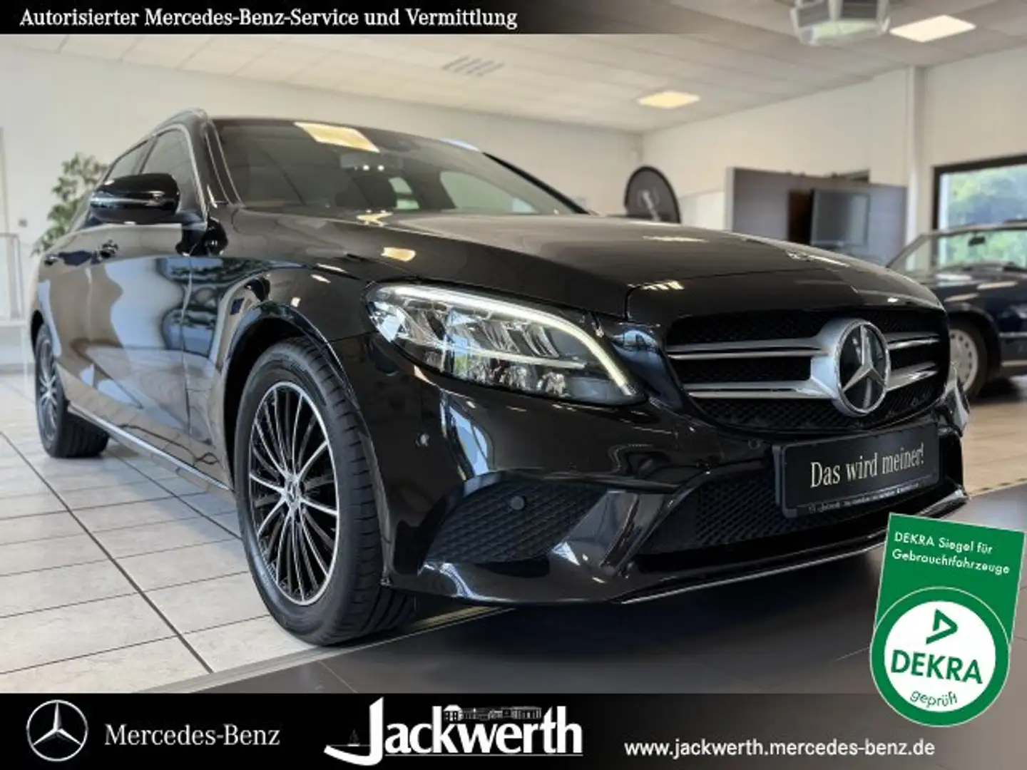 Mercedes-Benz C 180 C 180 T-Modell AVANTGARDE Exterieur/Navi/Autom. Noir - 1