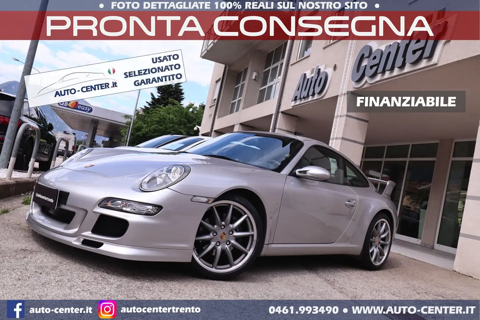Porsche 997 997 Carrera 3.6 MANUALE AEROKIT CUP XAA Argento - 1