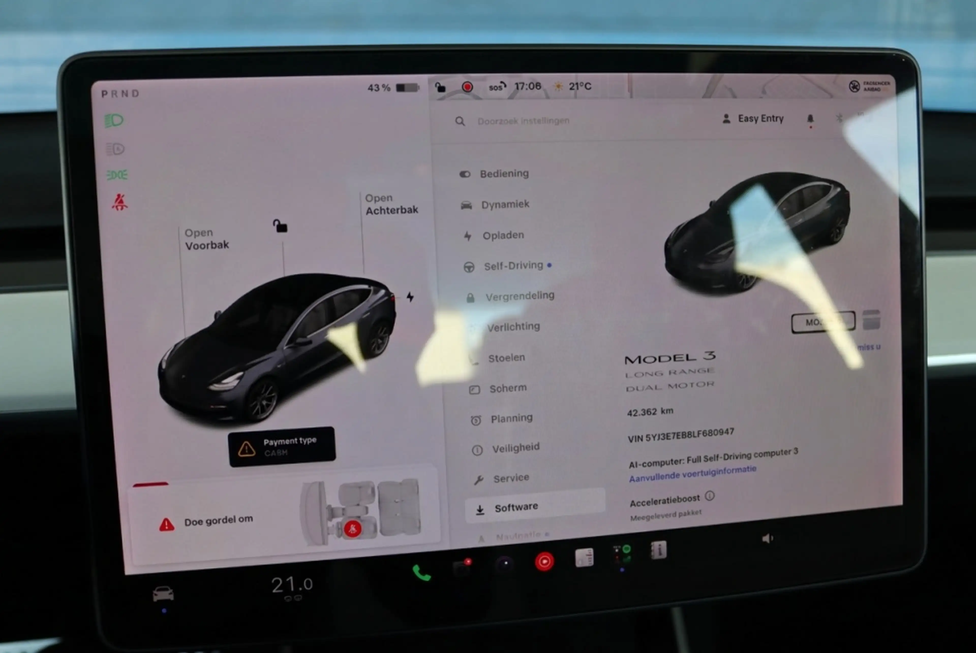 Tesla Model 3 Long Range AWD 75kWh 90% SOH l NL Auto l FSD 3 | P — photo 14