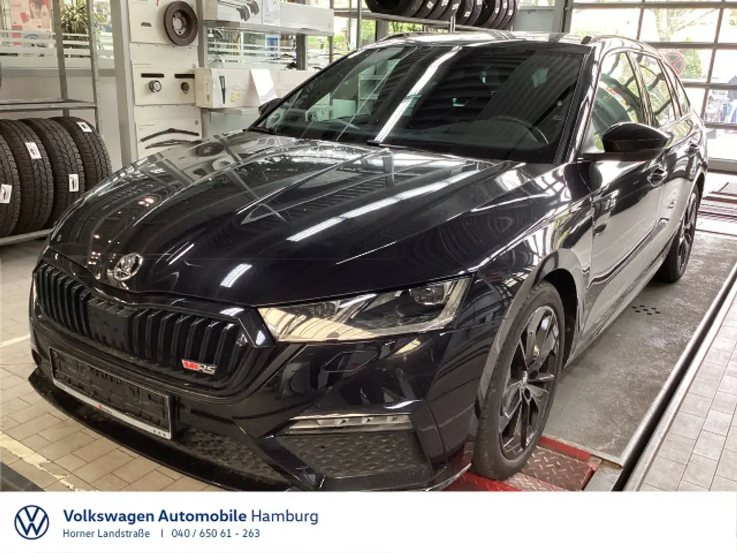 Skoda Octavia Combi RS 2.0 TSI DSG AHK Sitzheizung PDC Schwarz - 1