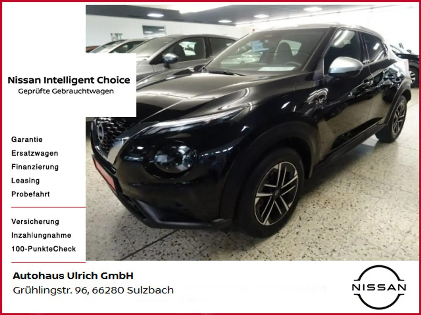 Nissan Juke 1.0 DIG-T N-Connecta AUTOMATIK Winterpaket Schwarz - 1