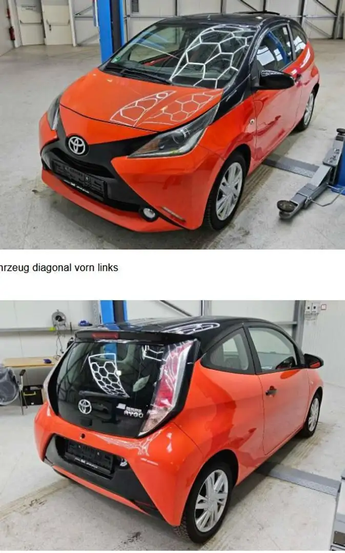 Toyota Aygo 1.0 VVT-i x-cite Klima Kamera Bluetooth Orange - 1