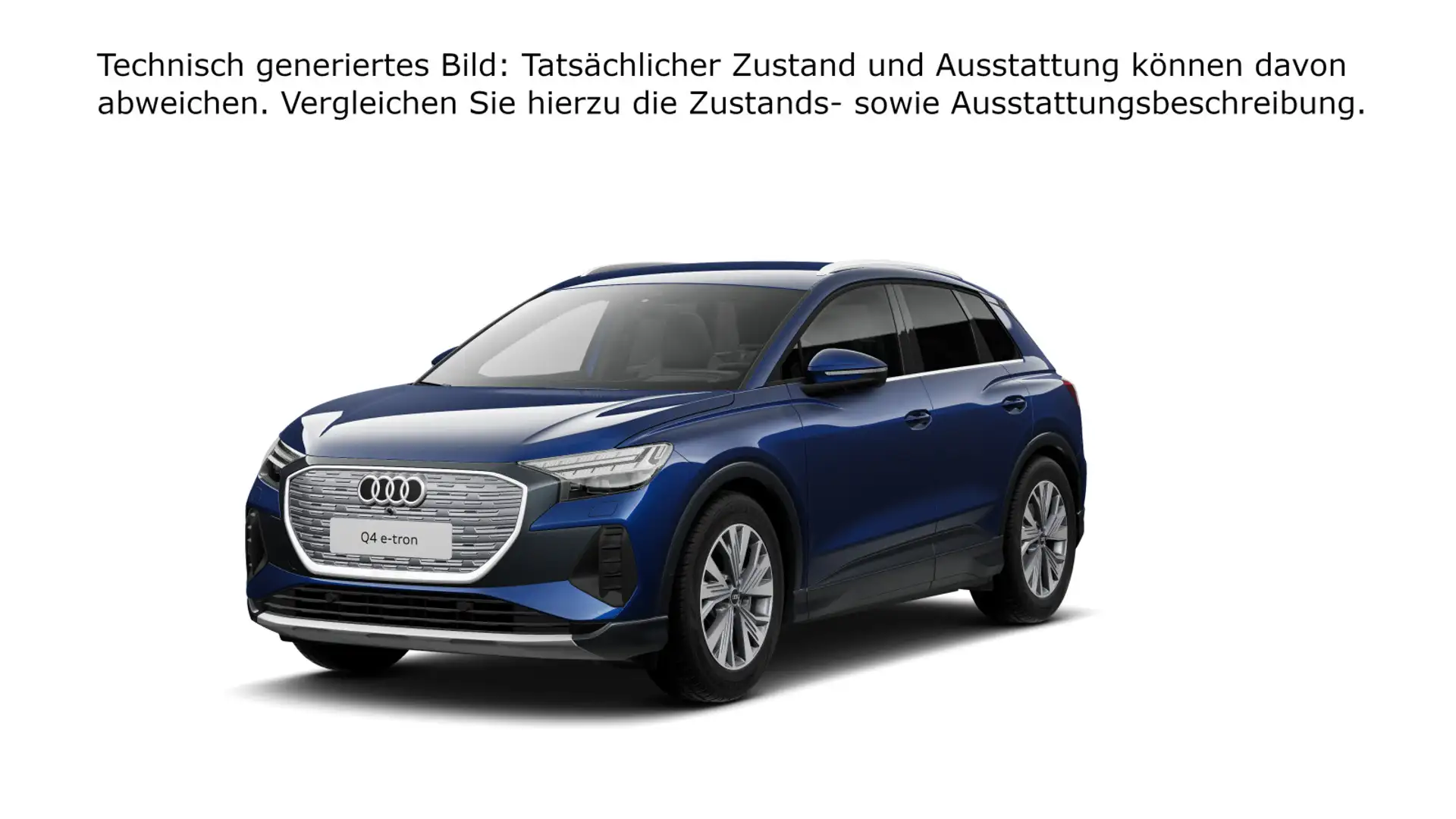 Audi Q4 e-tron 40 Blau - 2