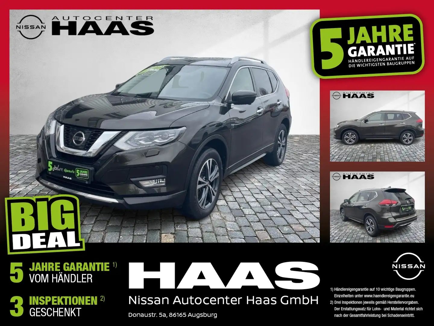 Nissan X-Trail 2.0 dCi N-Connecta Allrad Automatik Groen - 1