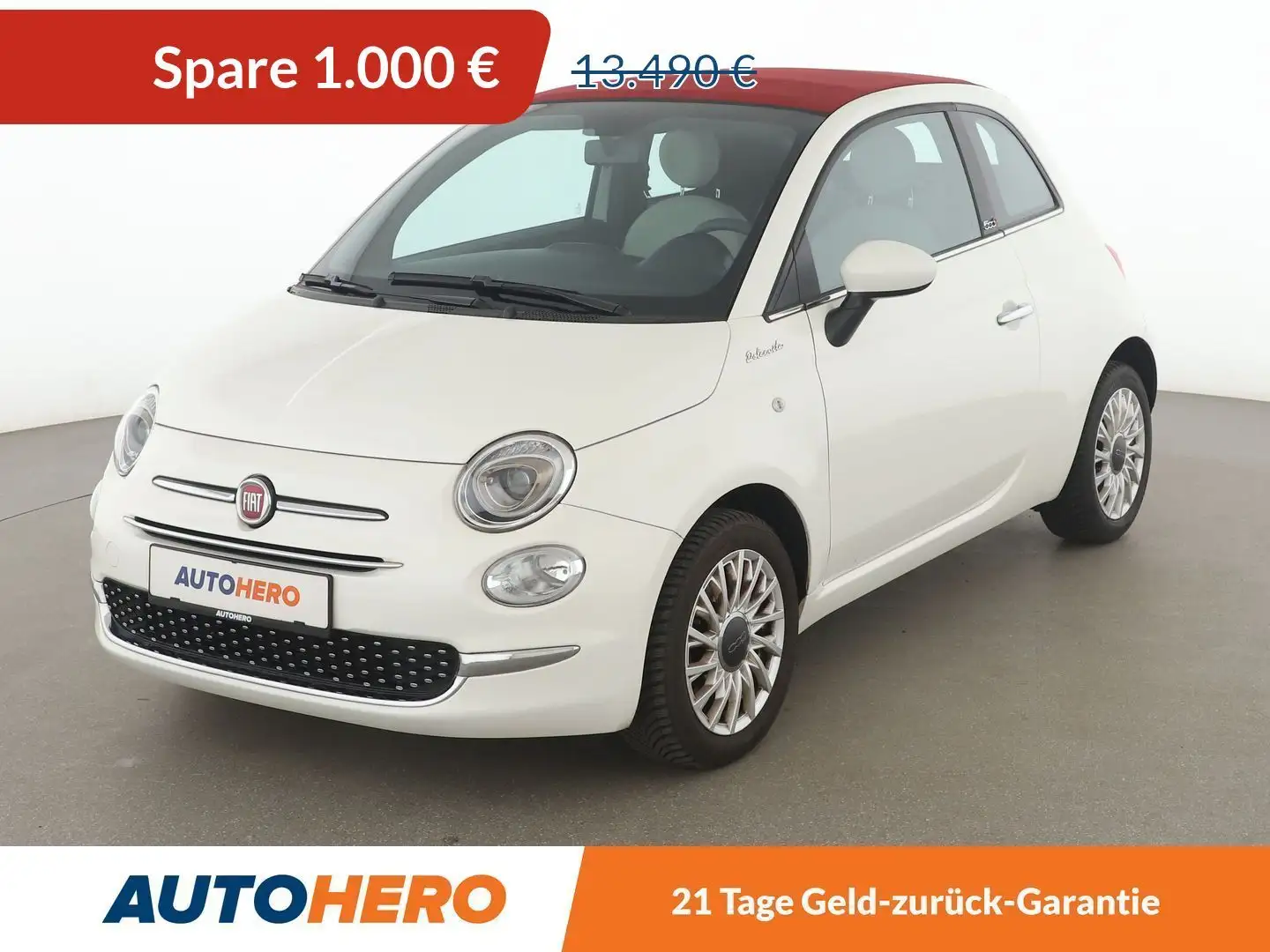 Fiat 500C 1.0 Mild-Hybrid Dolcevita*CABRIO*PDC*KLIMA*TEMPO* Bílá - 1