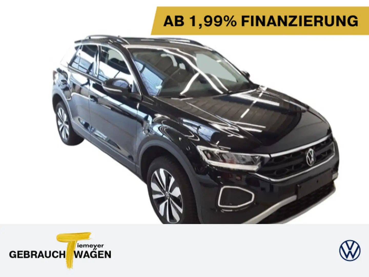 Volkswagen T-Roc 1.0 TSI MOVE AHK KAMERA NAVI SITZHZ Zwart - 1