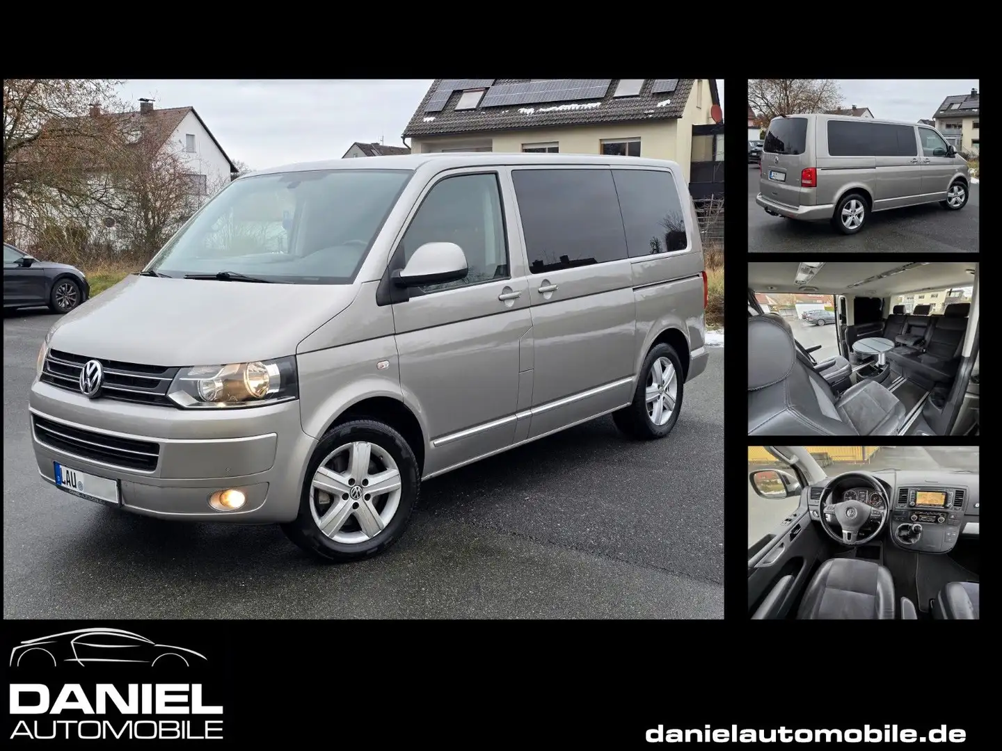 Volkswagen T5 Multivan T5 2.0 TDI Multivan Highline 7-SI+NAV+AHK+EL.TÜR Beige - 1