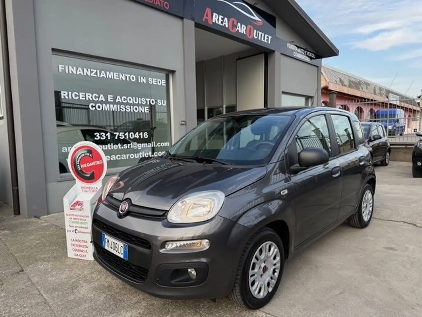 Fiat Panda 1.2 BENZINA 69CV GPL CASA MADRE*TAGLIANDO*GARANZIA Gris - 1