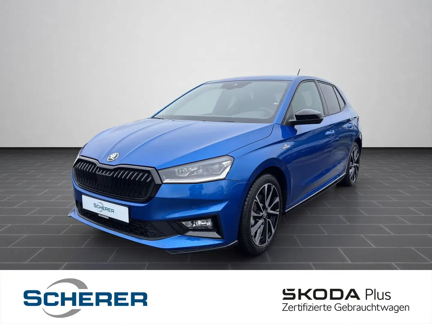 Skoda Fabia Monte Carlo 1.5 TSI DSG ACC LED NAVI SMART Blau - 1