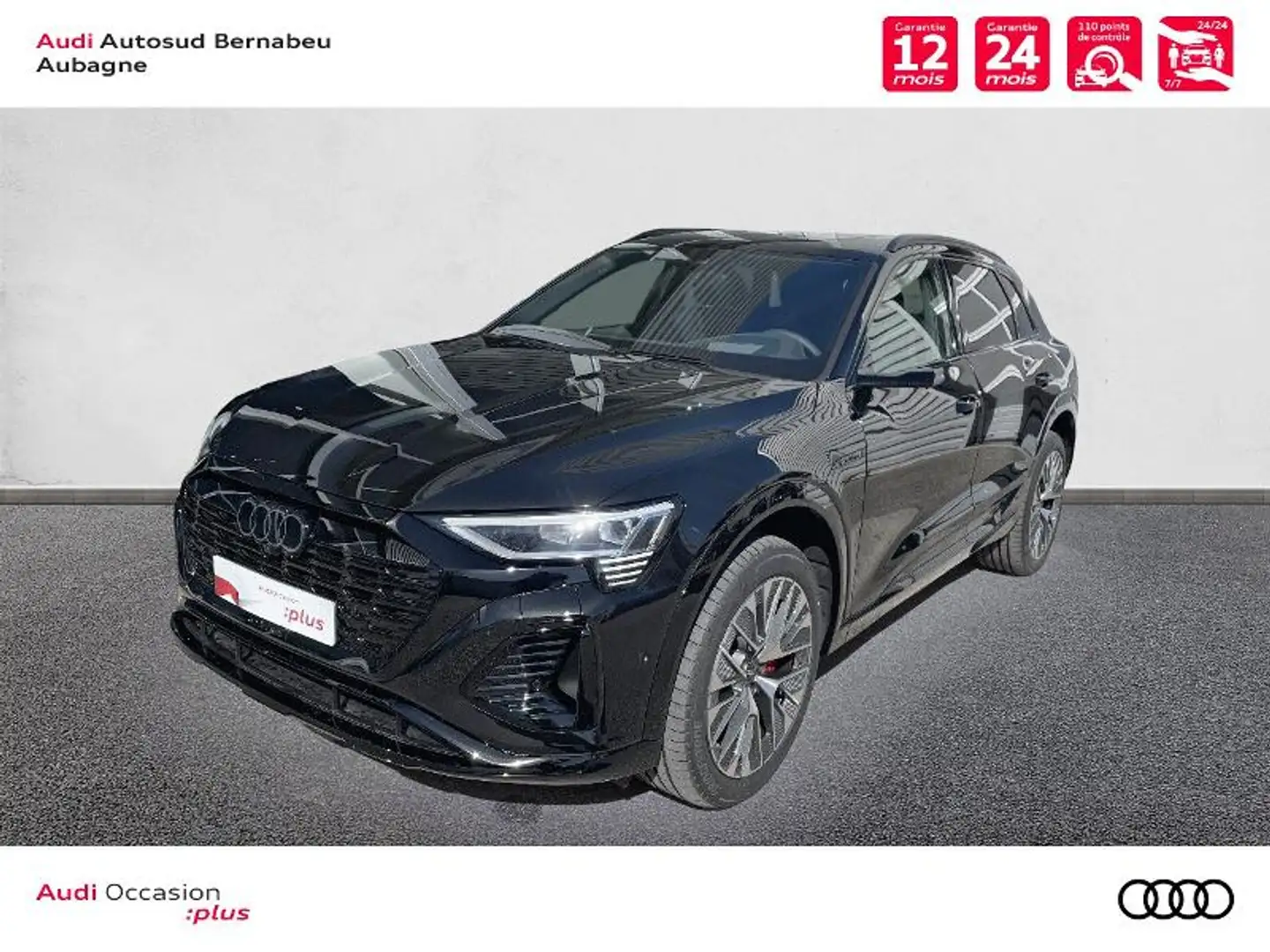 Audi Q8 e-tron 55 408ch S Line quattro Noir - 1