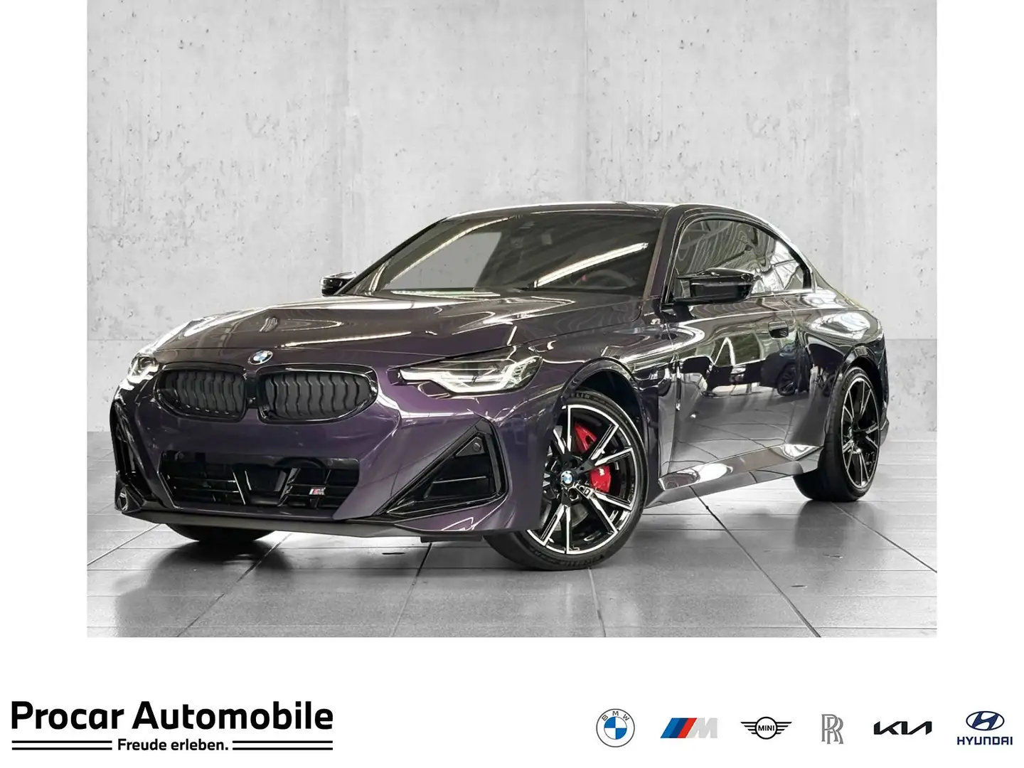 BMW 240 M240i xDrive Coupé HuD DA PA+ ACC H/K 19" Violett - 1