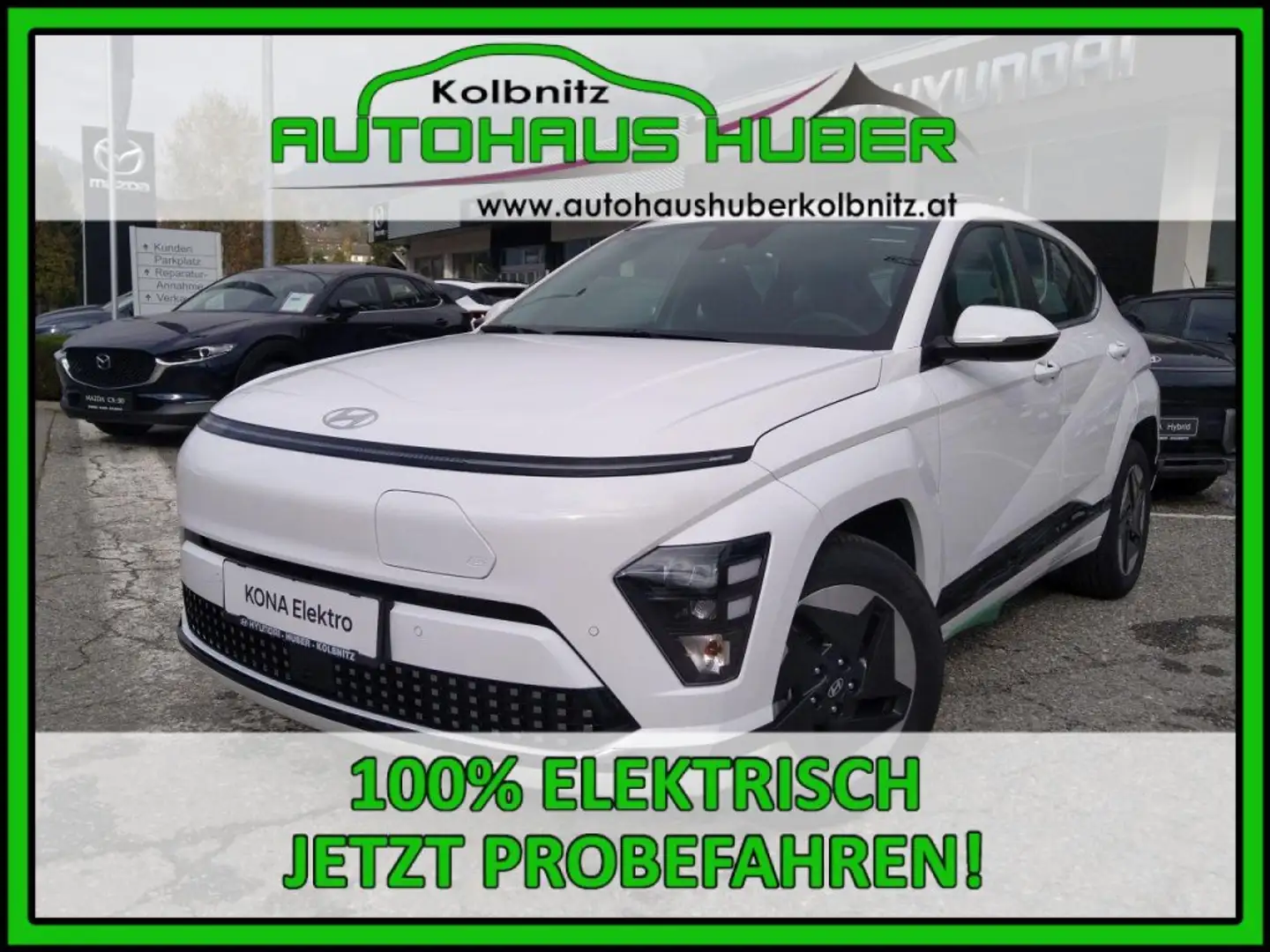 Hyundai KONA EV (SX2) Smart 48,6 kWh Wärmepumpe Weiß - 1