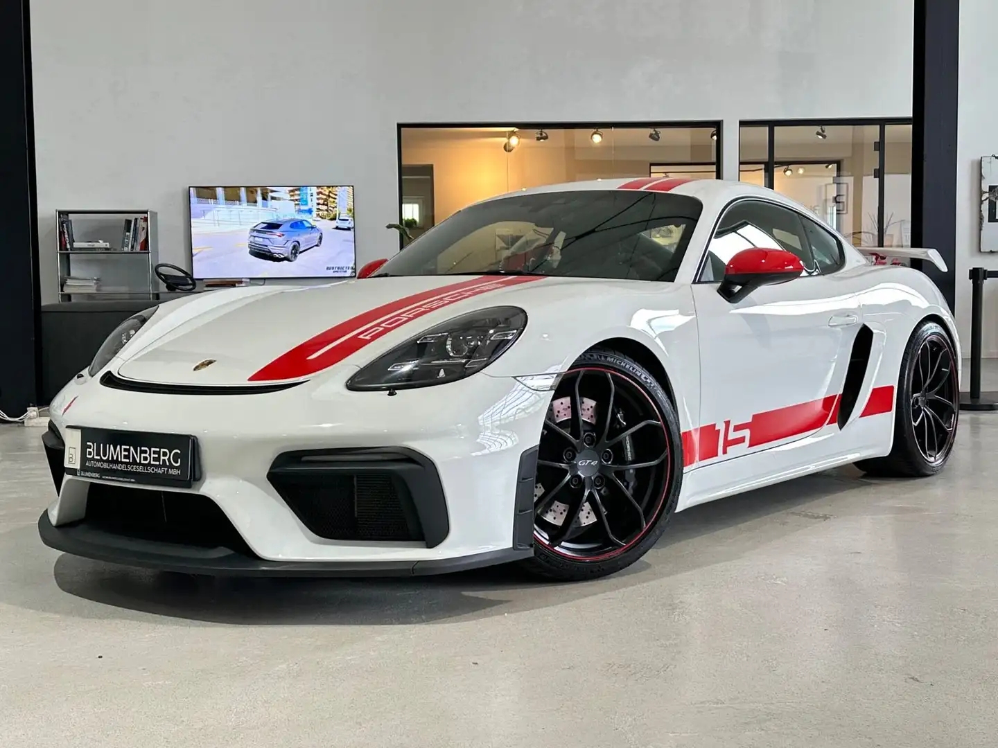 Porsche Cayman 718 GT4 Sports Cup Edition*Clubsport,BOSE Blanc - 1