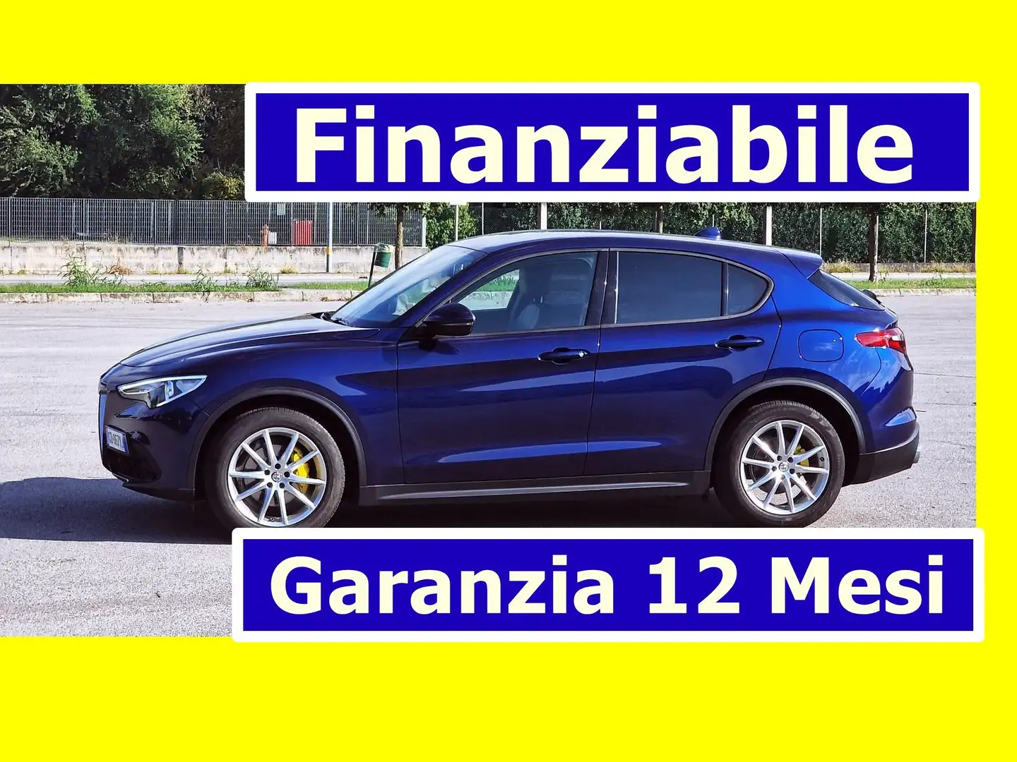 Alfa Romeo Stelvio Stelvio 2.2 t Business rwd 190cv auto my19 Bleu - 1