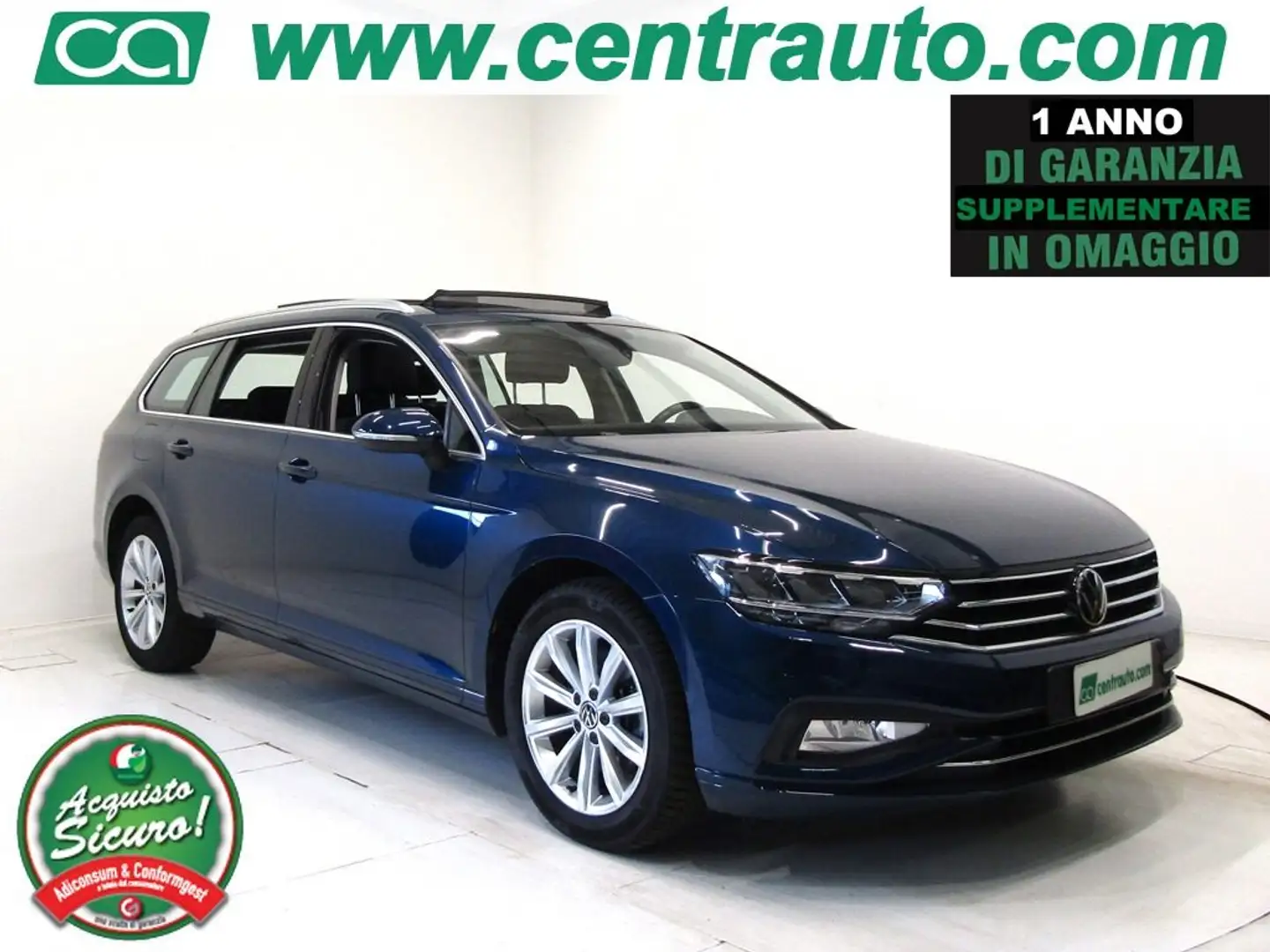 Volkswagen Passat Variant 2.0 TDI DSG Business 5P * TETTO APRIBILE * Bleu - 1