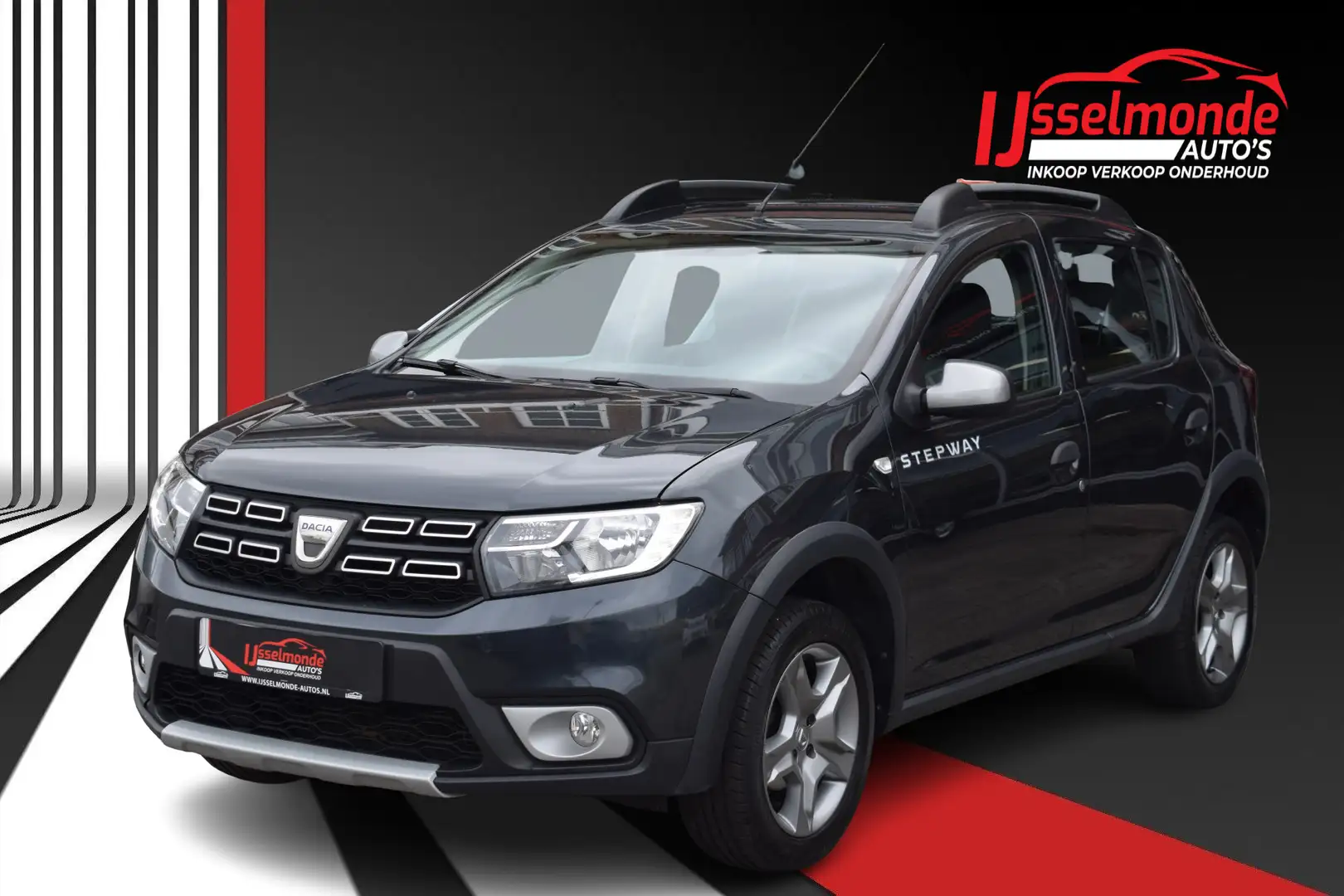Dacia Sandero 0.9 TCe SL Stepway Airco PDC Cruise Navi Grigio - 1