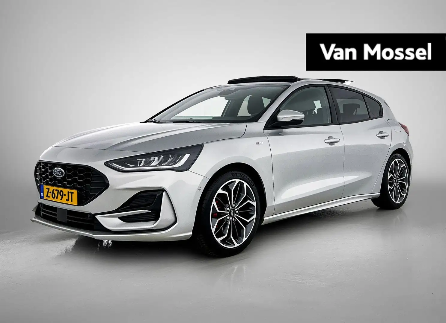 Ford Focus 1.0 EcoBoost Hybrid ST Line X Panoramadak | Schuif Grijs - 1