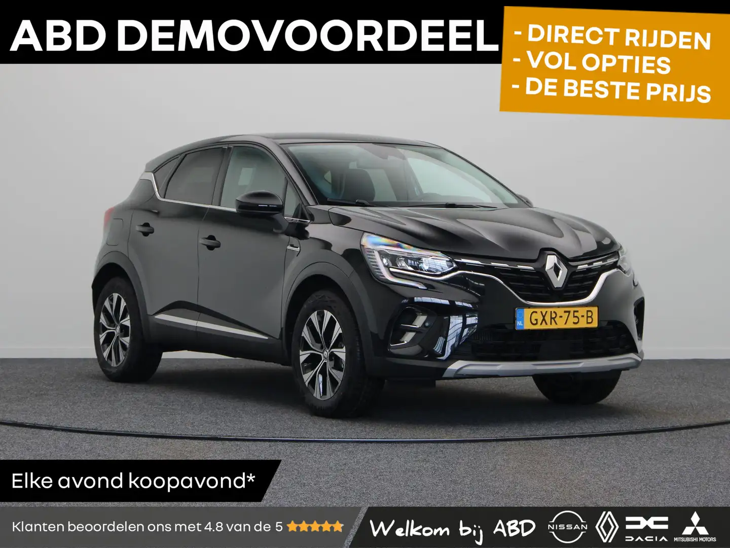 Renault Captur TCe 90pk techno | Stoel en stuurwielverwarming | E Negro - 1