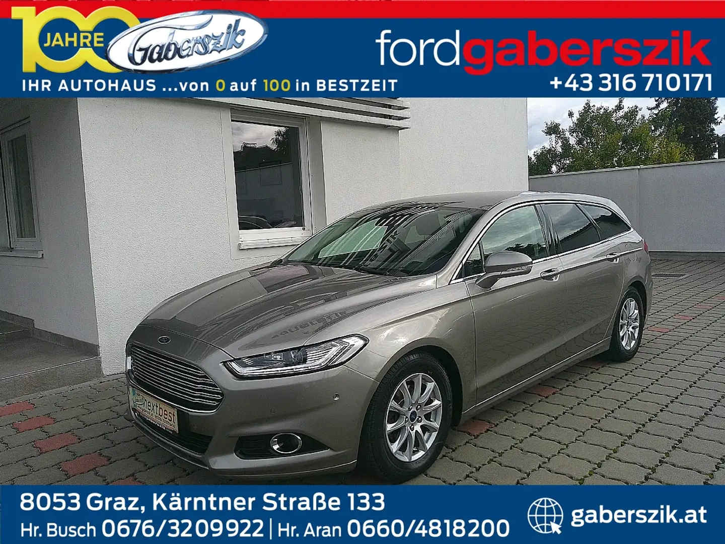 Ford Mondeo Traveller 1,5 ECOnetic TDCi Start/Stop Gris - 1