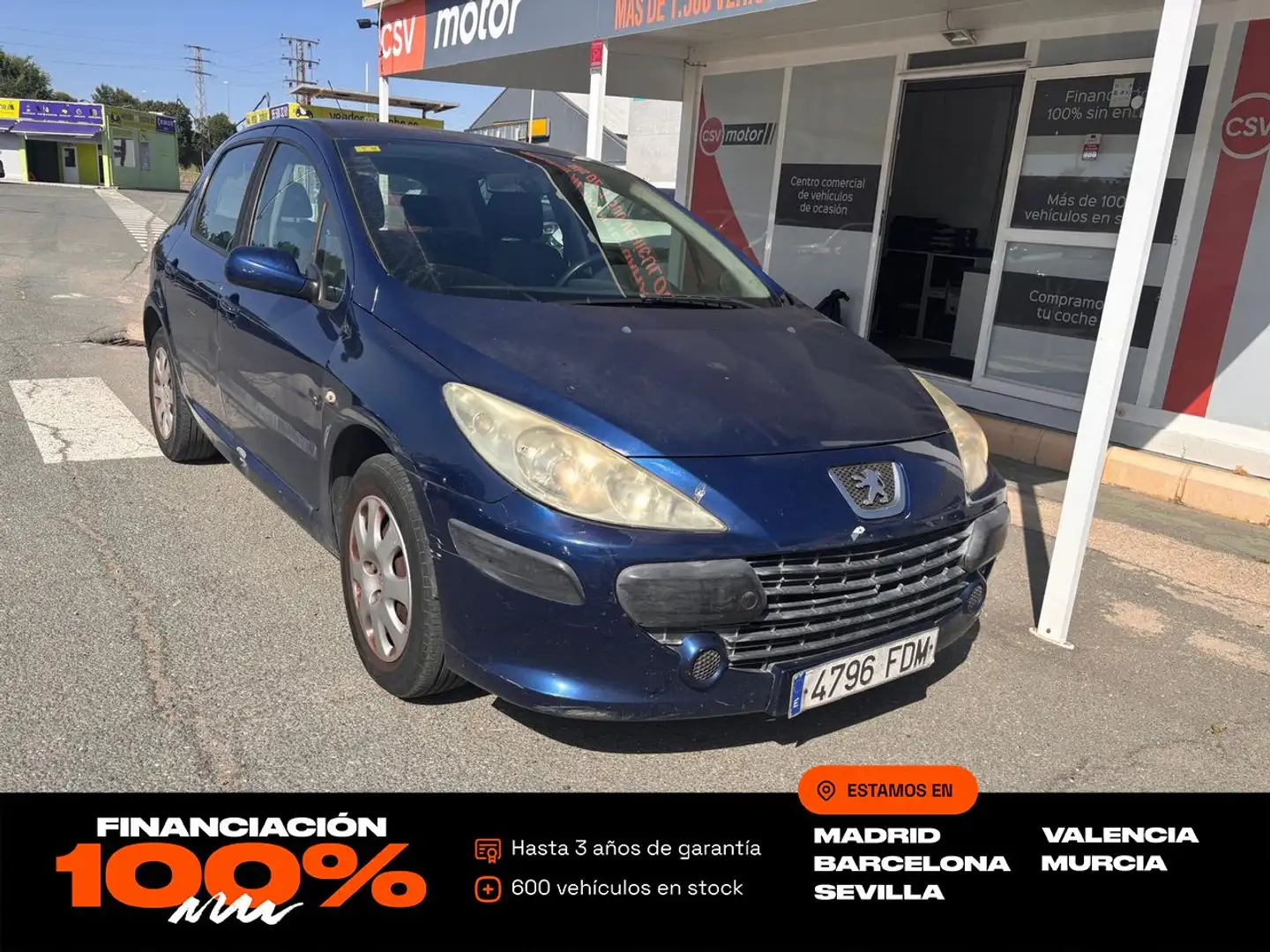 Peugeot 307 SW 1.6HDI 90 Azul - 1