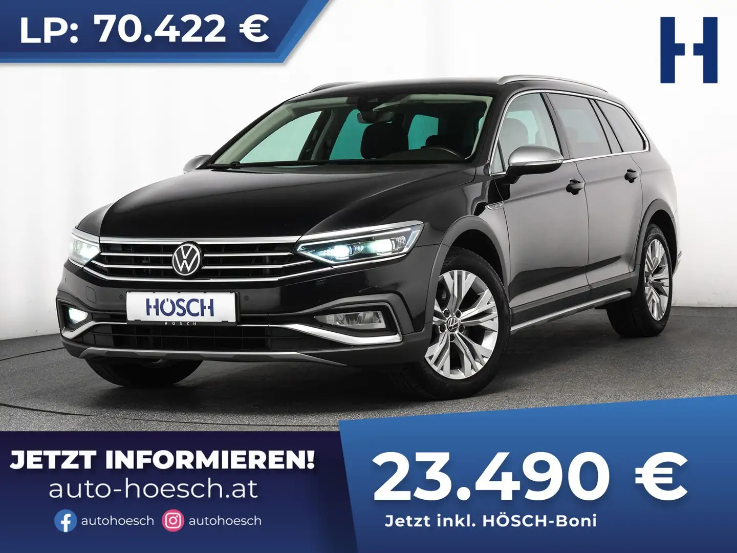 Volkswagen Passat Variant Alltrack TDI 4M STHZG MATRIX MASSAGE AHK R-KAM ++ Schwarz - 1