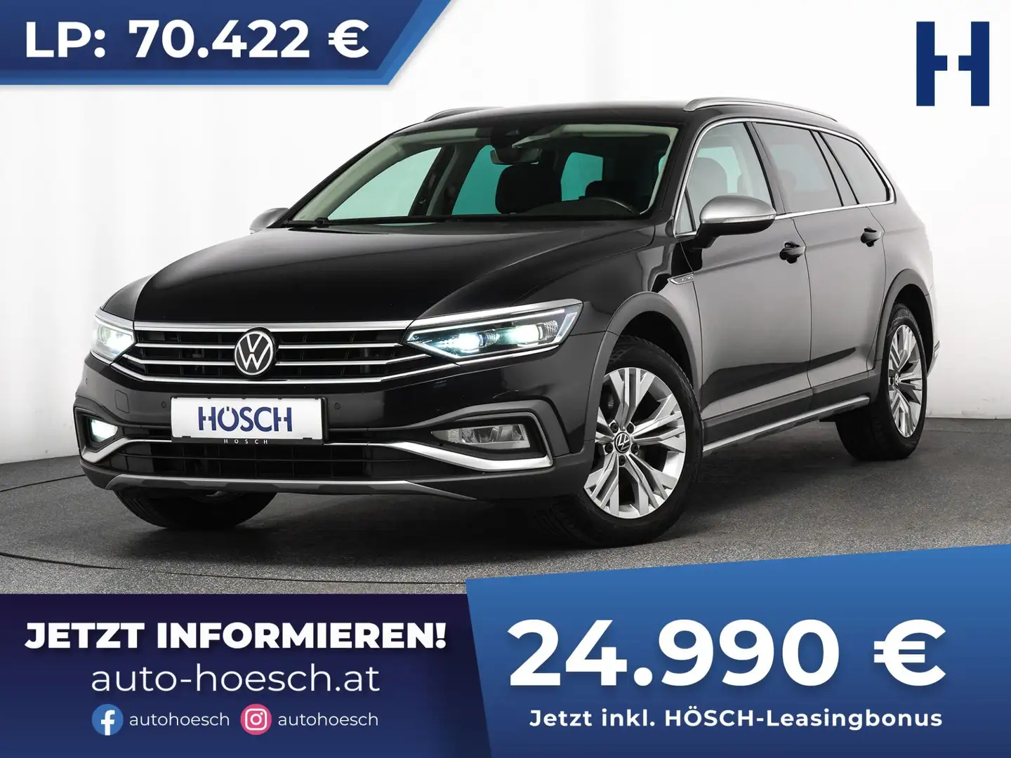 Volkswagen Passat Variant Alltrack TDI 4M STHZG MATRIX MASSAGE AHK R-KAM ++ Schwarz - 1