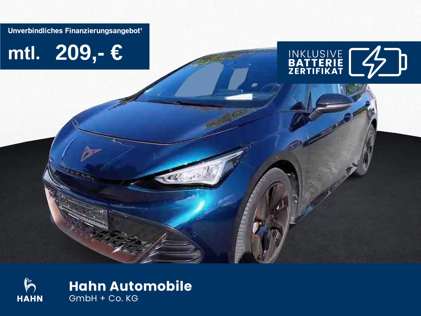 CUPRA Born 170 Basis Wärmepumpe Navi Beats LED CAM Blau - 1