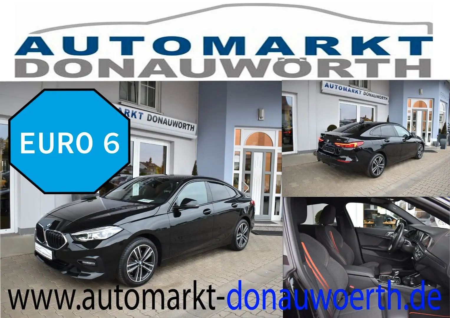 BMW 218i Gran Coupe Aut. Sport Line Navi HiFi LED Nero - 1