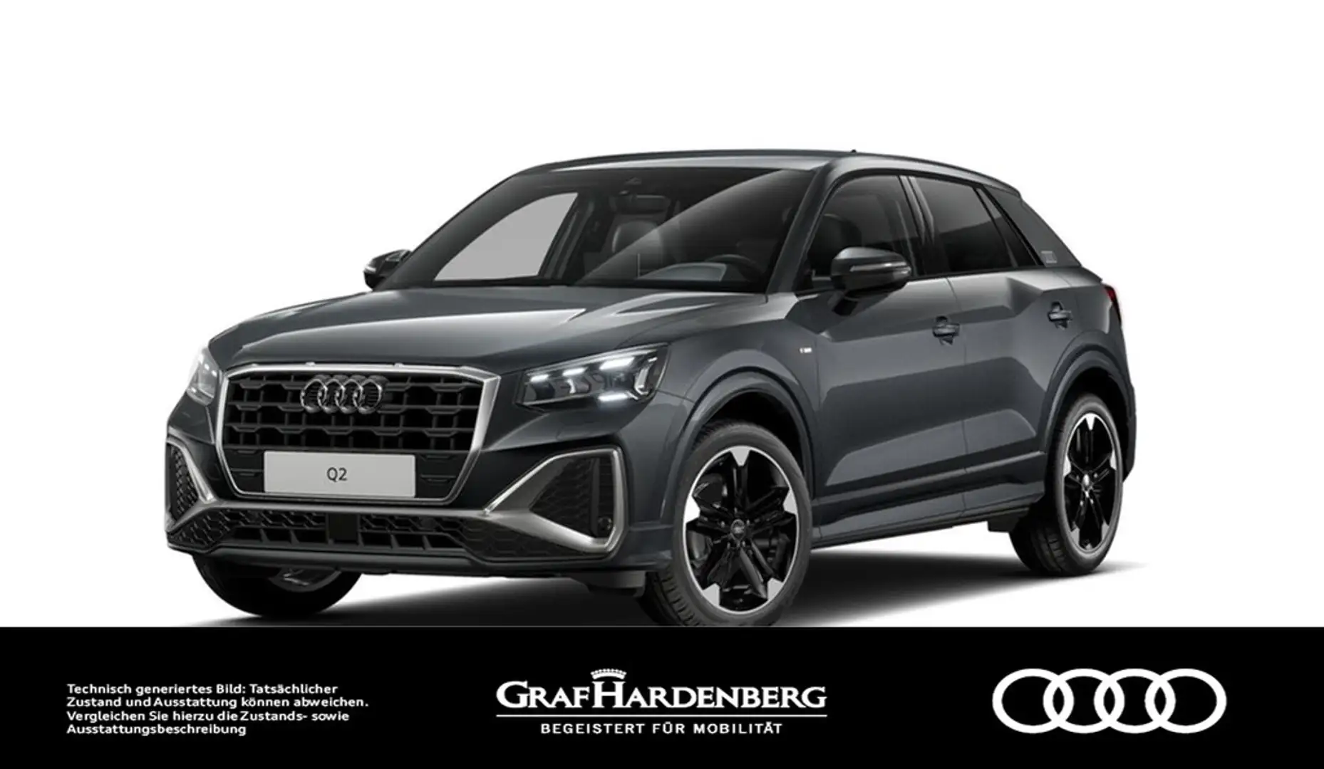 Audi Q2 35 TFSI S line Virt.Cockpit Matrix Gris - 1