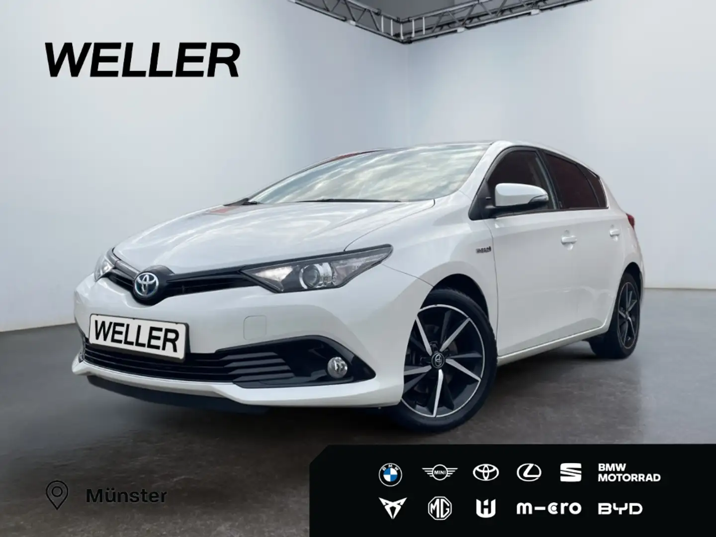 Toyota Auris 1.8 Hybrid Automatik Team D *Kamera*SHZ*DAB* Wit - 1