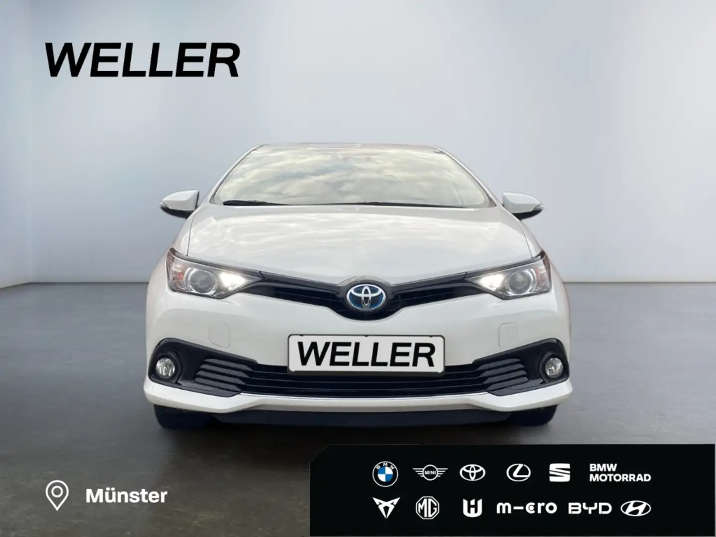 Toyota Auris 1.8 Hybrid Automatik Team D *Kamera*SHZ*DAB* Wit - 2