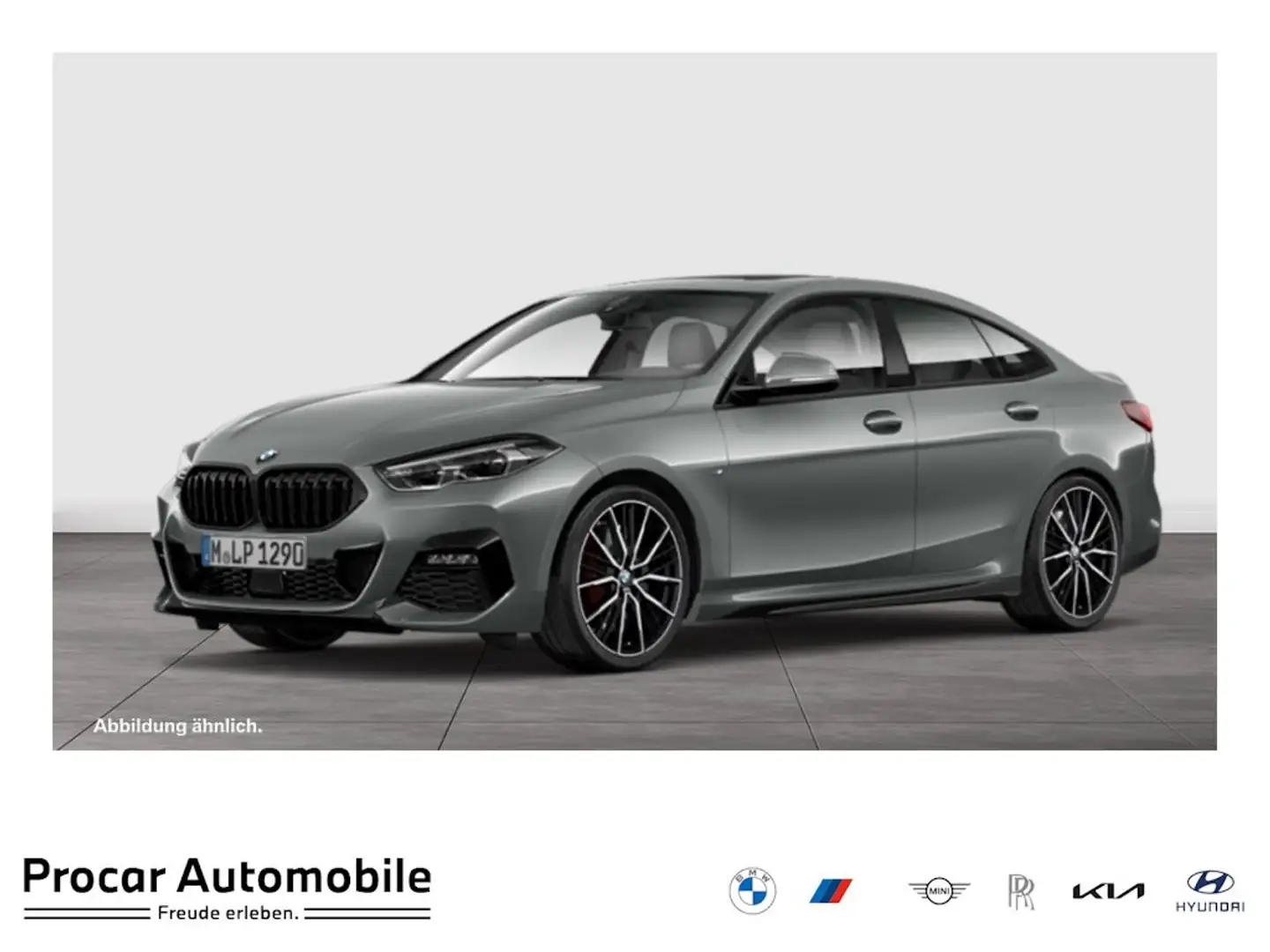 BMW 220 i xDrive M Sport Aut. PANO ACC RFK NAVI LED DAB Grau - 1