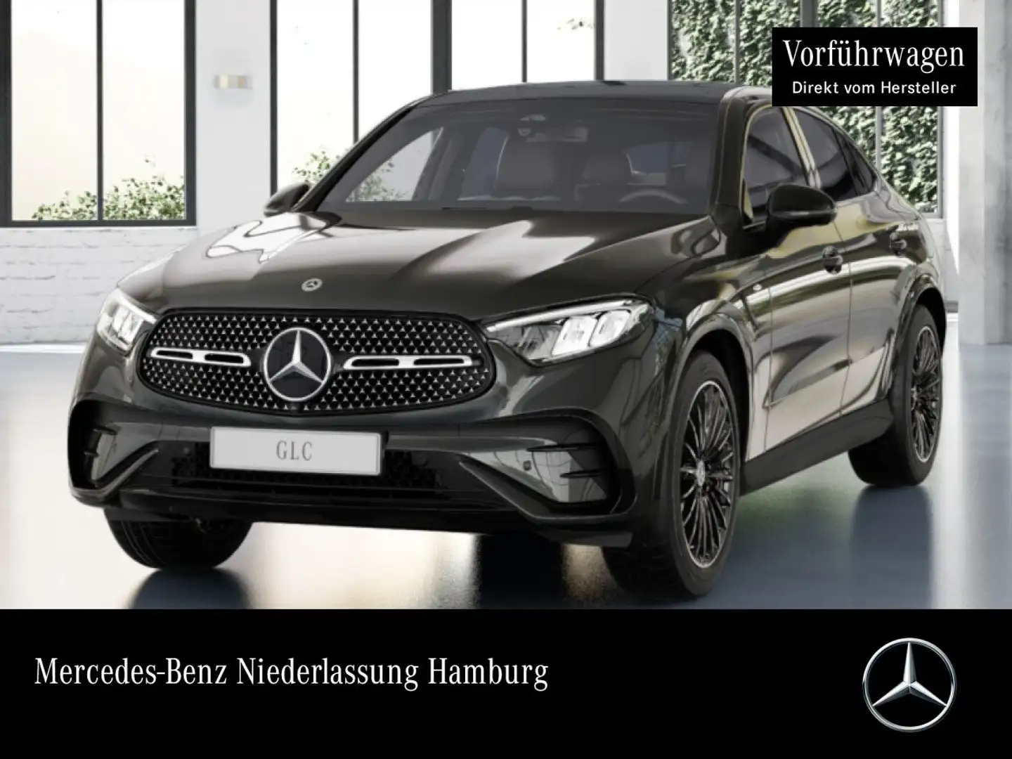 Mercedes-Benz GLC 300 e 4M AMG+NIGHT+PANO+360+AHK+LED+BURMESTER Grau - 1