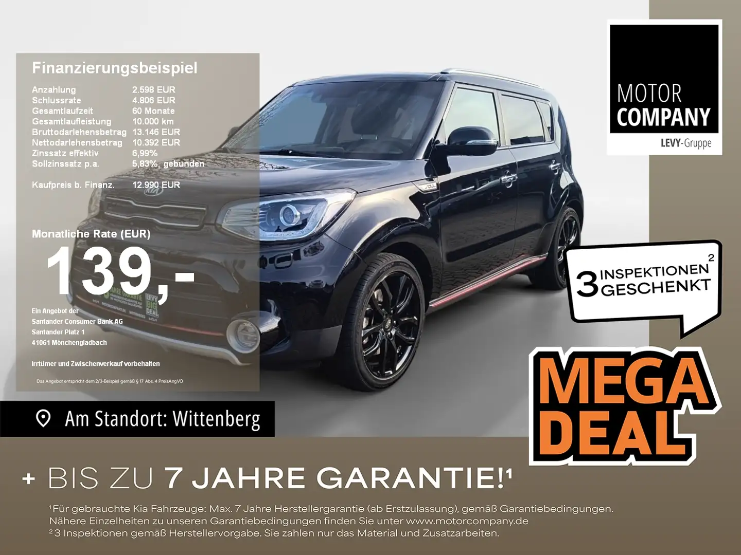 Kia Soul 1.6 T-GDI Turbo Xenon*Kamera*DAB*JBL* Schwarz - 1
