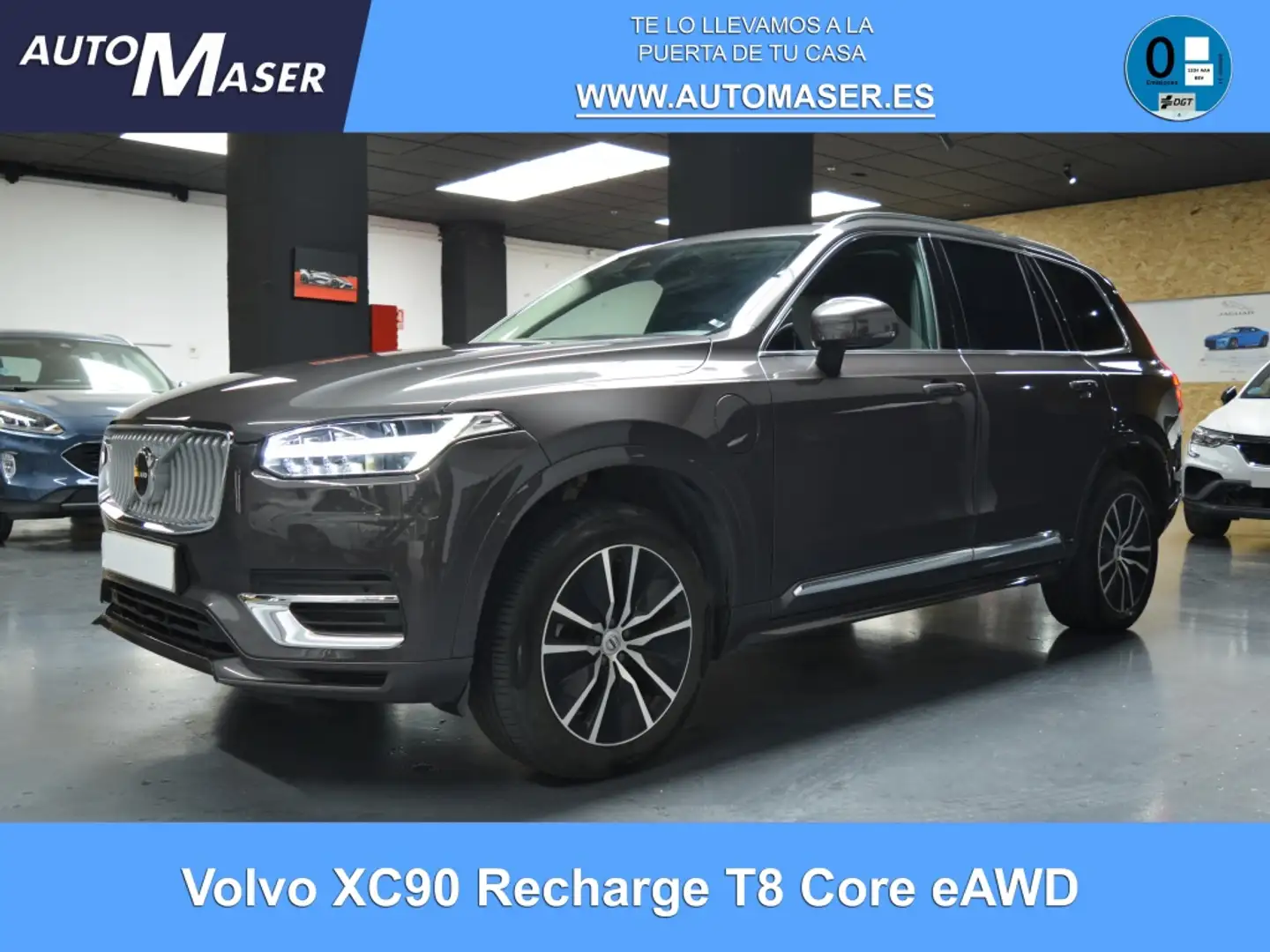 Volvo XC90 T8 Core AWD Aut. Plateado - 1
