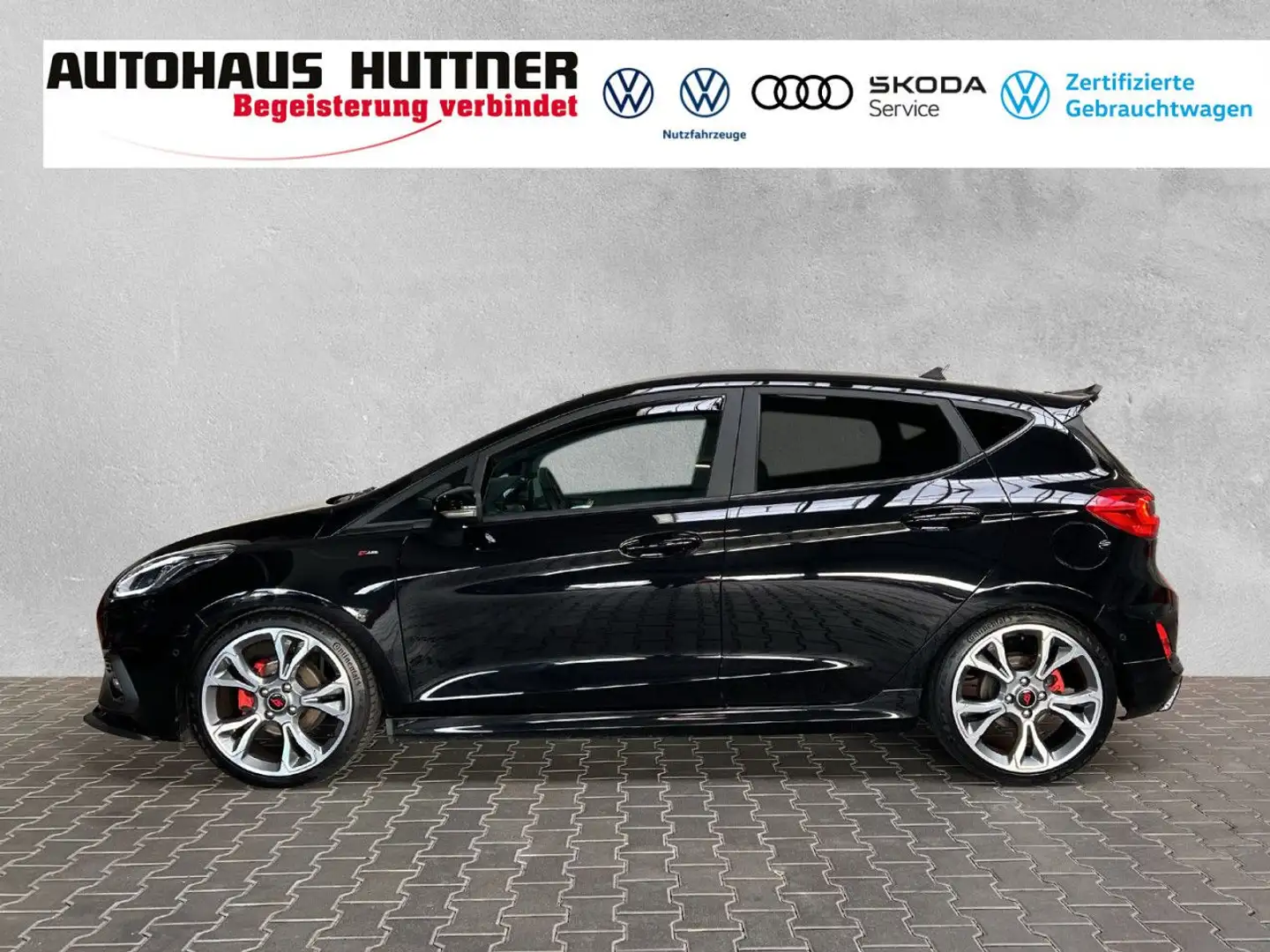 Ford Fiesta ST-Line X 1.0 EcoBoost Hybrid NAVI TEMPOMAT Noir - 2