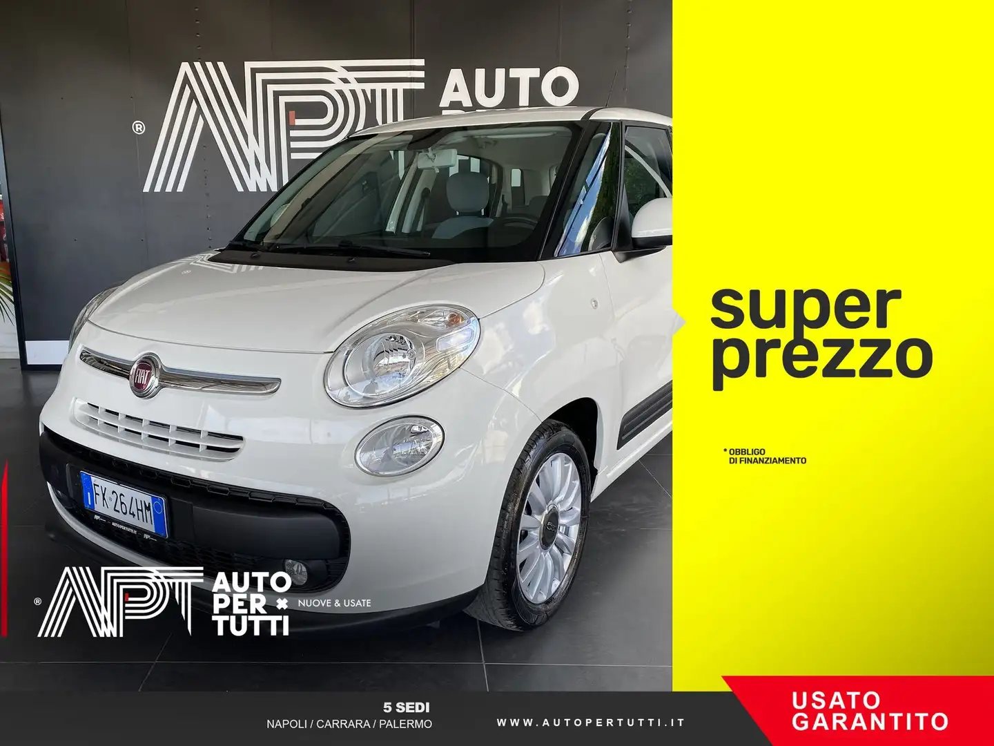 Fiat 500L 500L 1.4 Pop Star 95cv Wit - 1
